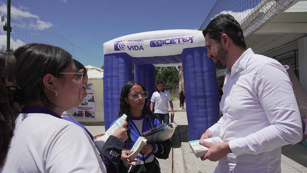 Imagen del ICETEX para la feria de oportunidades en Boyacá