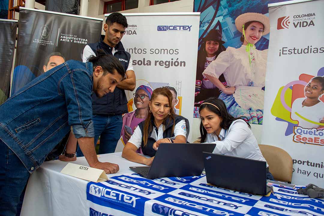 Imagen del ICETEX para la feria de oportunidades en Fusagasugá, Cundinamarca