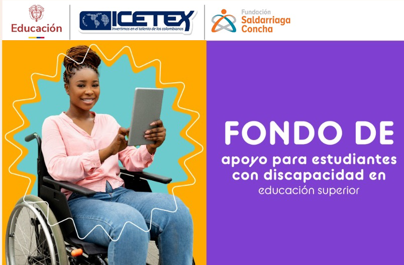 Imagen del ICETEX para el Fondo de Apoyo para Estudiantes con Discapacidad en Educación Superior