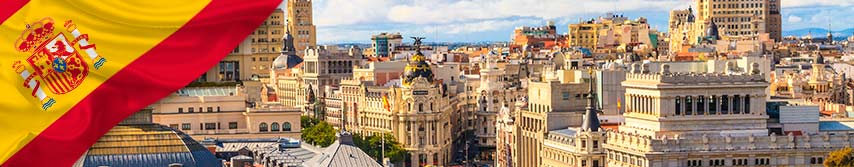 Vista general de la ciudad de Madrid de dia
