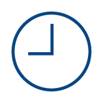 Icono de un reloj de aguja