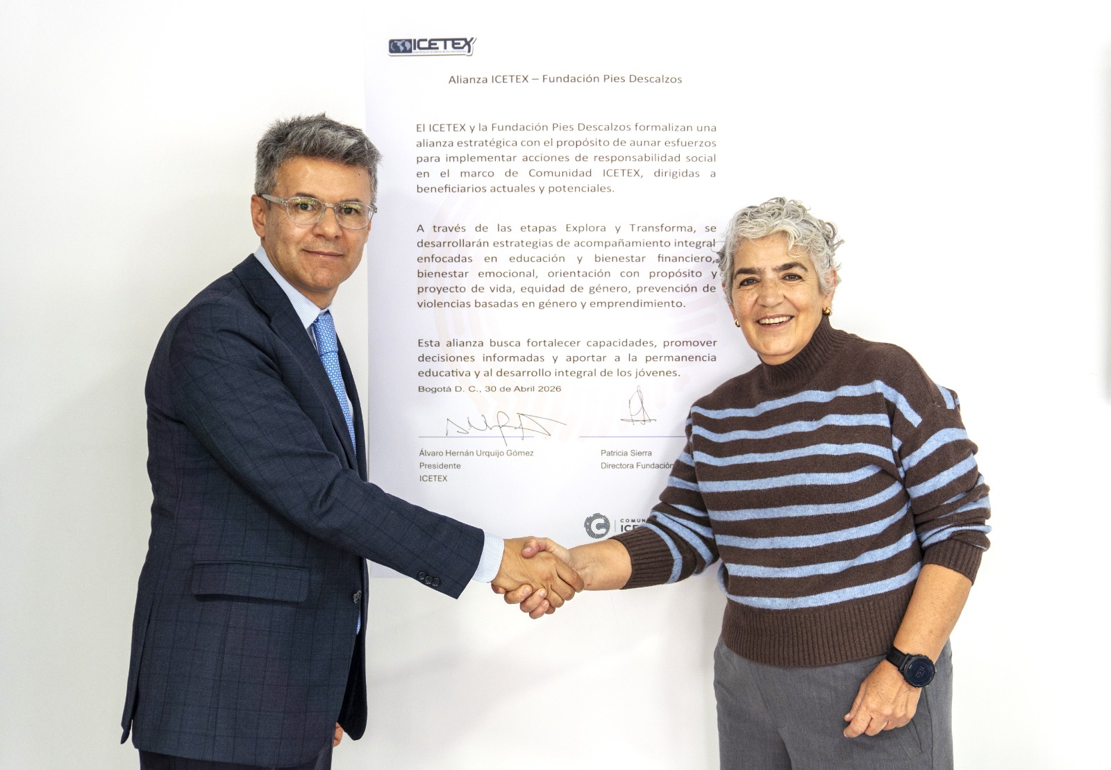 Imagen ICETEX y la Fundación Pies Descalzos