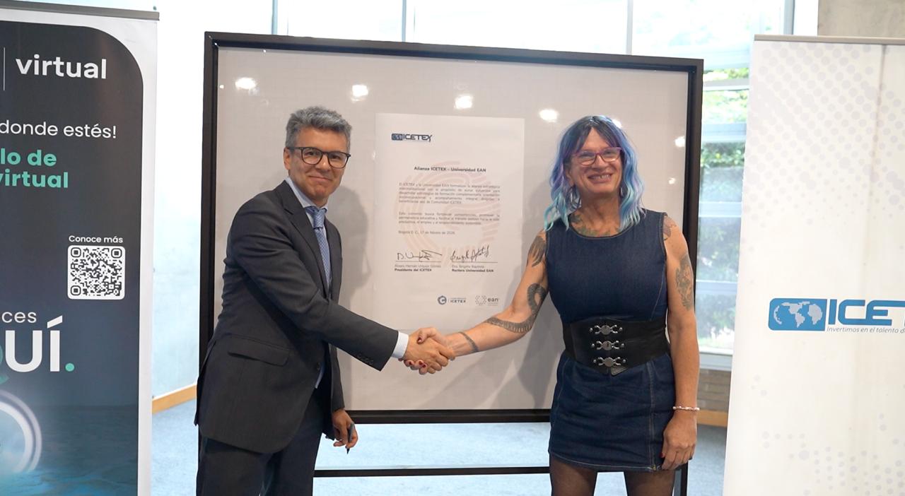 Foto alianza entre el ICETEX y la Universidad EAN