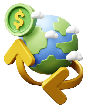 Ilustración de transferencias internacionales