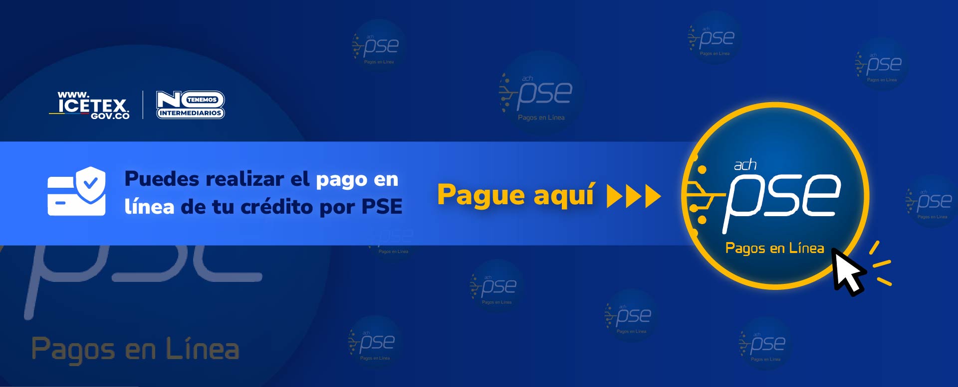 Banner puedes realizar el pago en linea de tu crédito por PSE, paga aquí