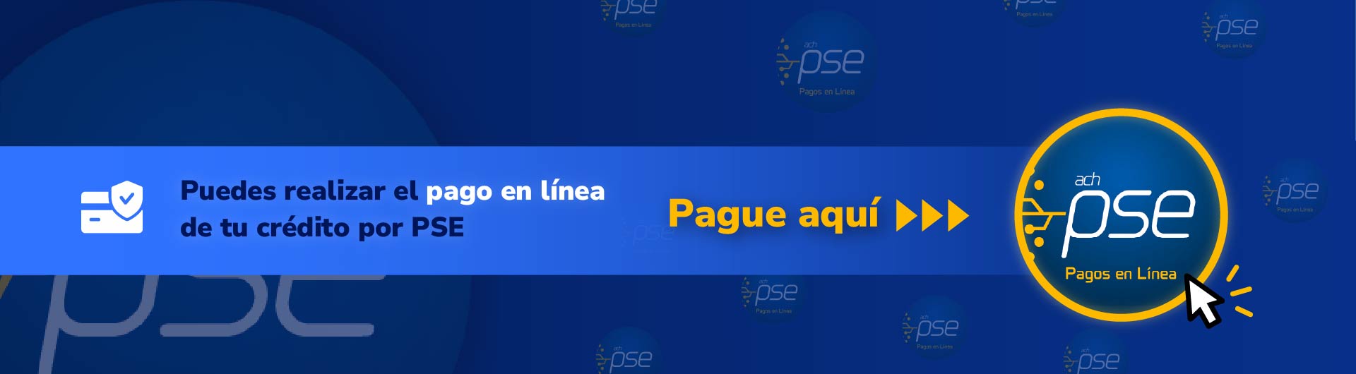 Banner puedes realizar el pago en linea de tu crédito por PSE, paga aquí