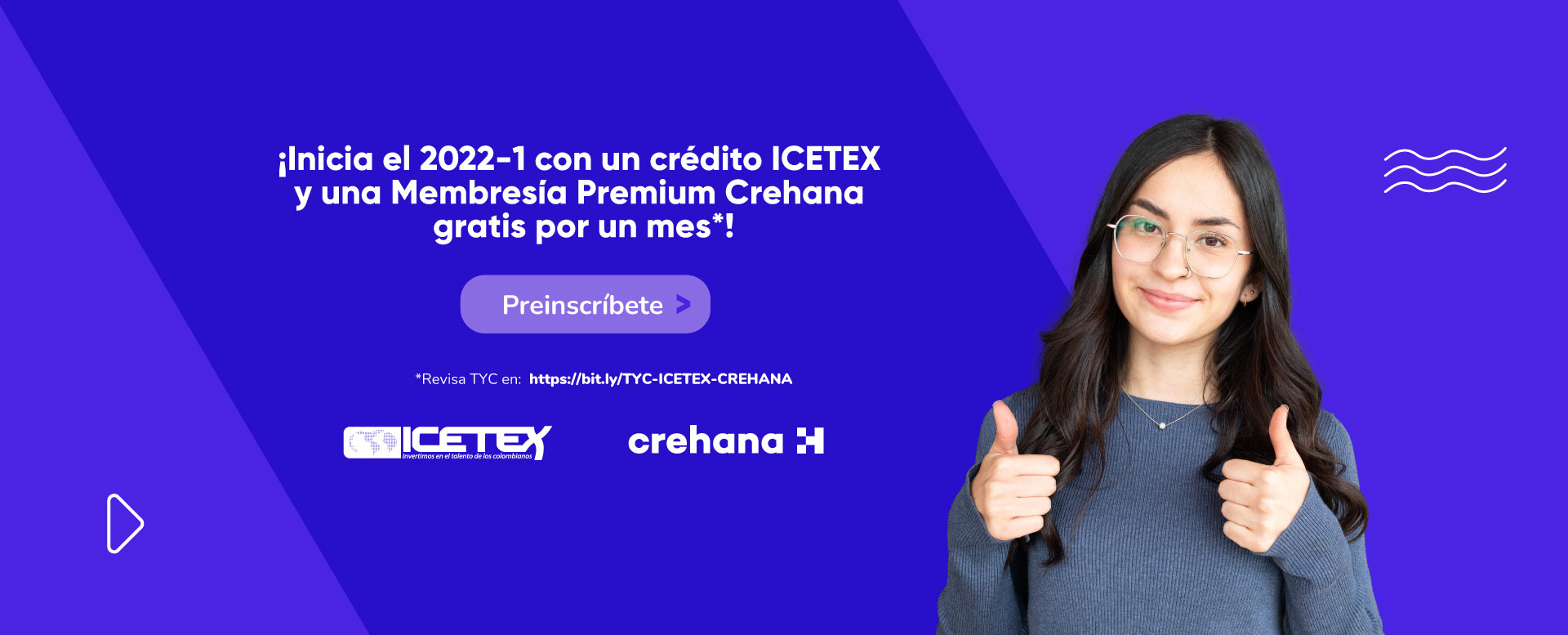 Banner Lanzamiento Crehana e ICETEX