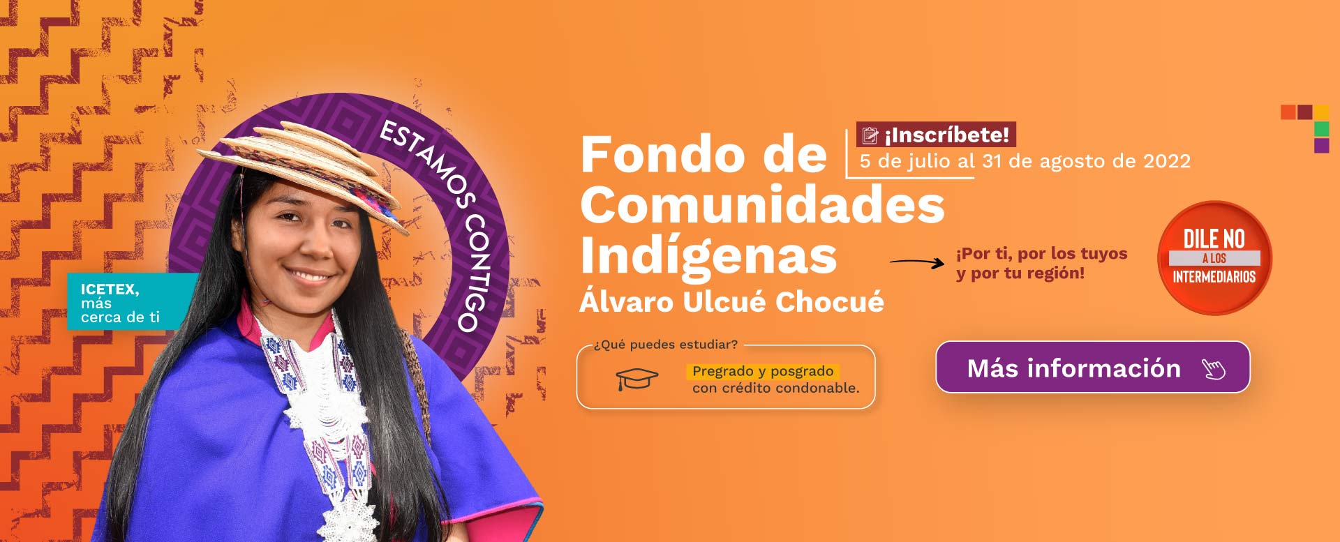 ¡Inscríbete! al Fondo de Comunidades Indígenas - Álvaro Ulcué Chocué.