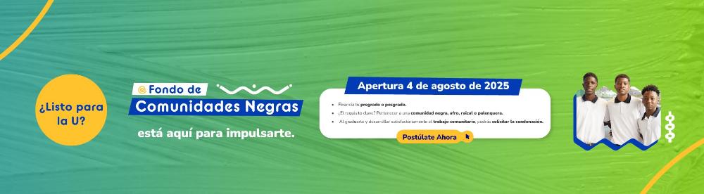 Banner lanzamiento fondo de comunidades negras 2025