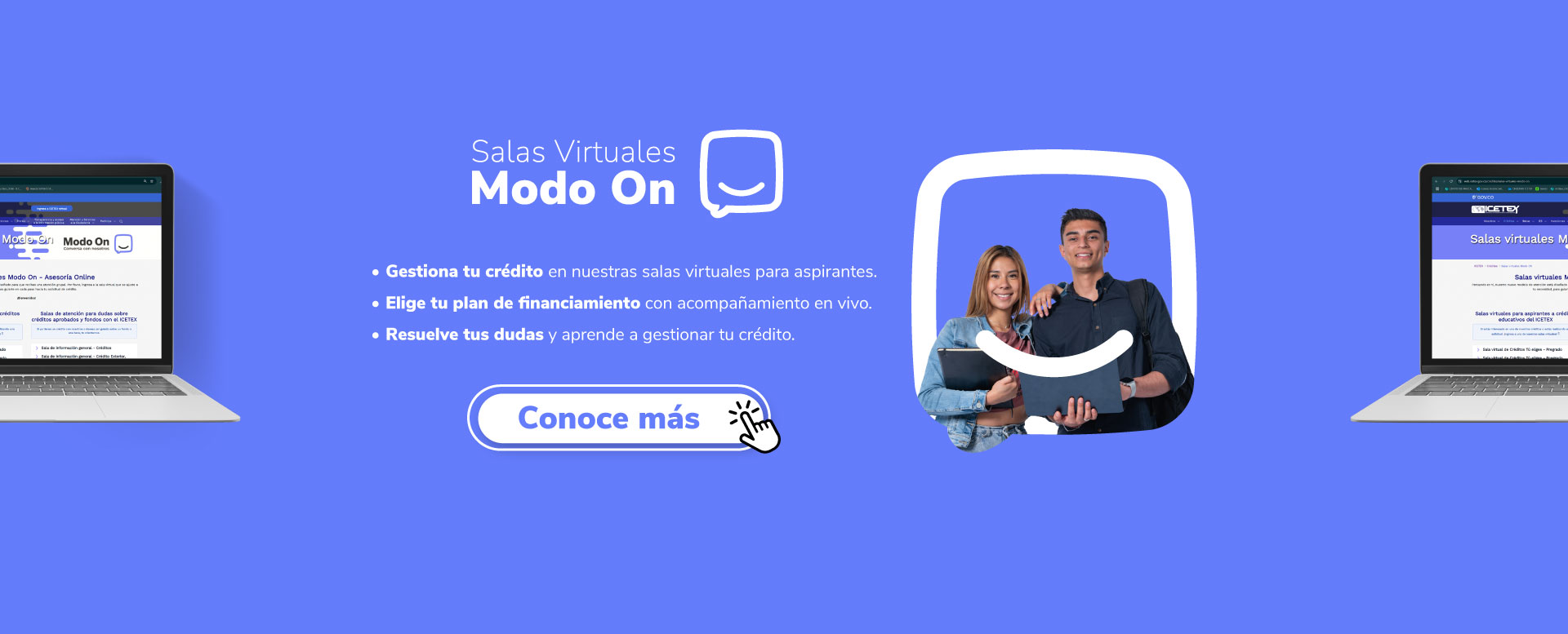 Banner Salas Virtuales Modo On