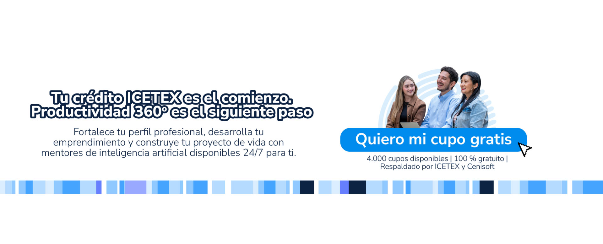 Banner de porductividad 360° - quiero mi cupo gratis
