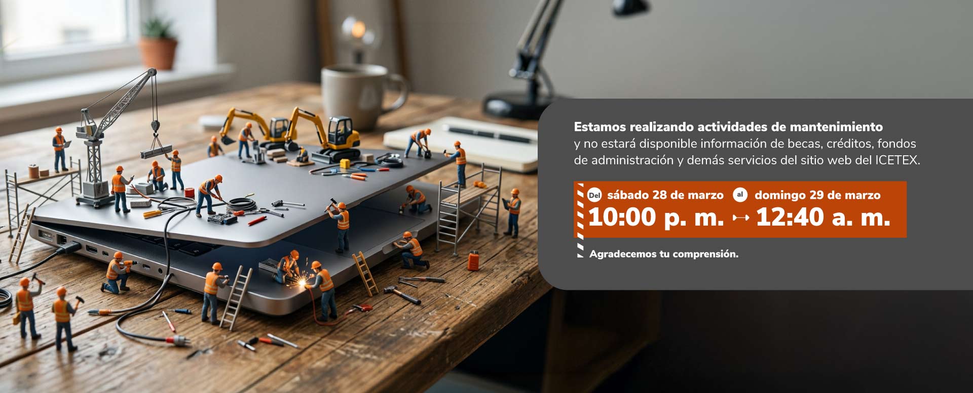 Ventana de mantenimiento para los servicios de portafolio de la entidad - 28 de marzo de 2026