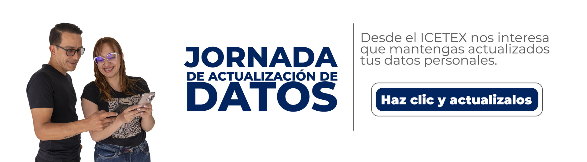 Banner actualización de datos ahora 2025