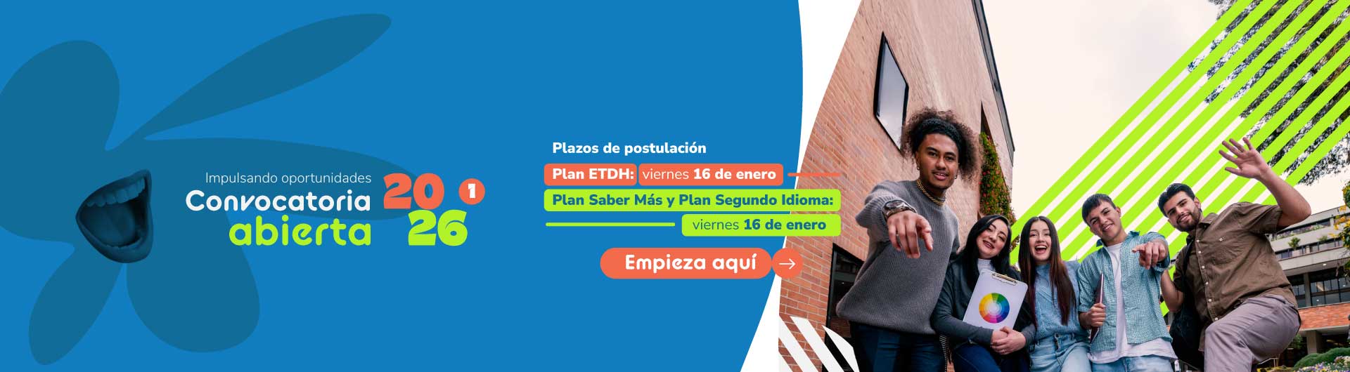 Banner convocatoria abierta 2026-1 de planes de finanaciación