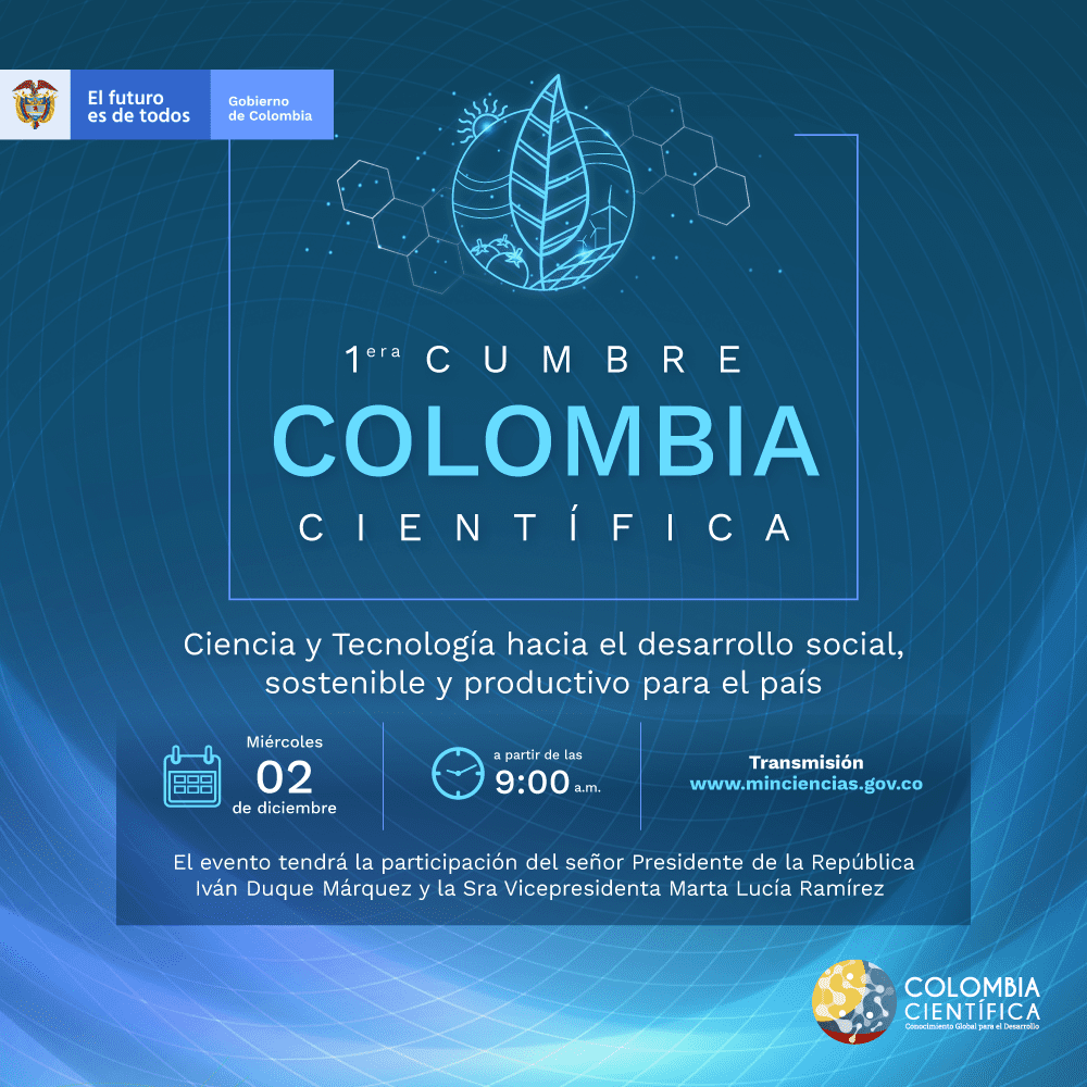 Gobierno nacional realiza 1era Cumbre Colombia Científica