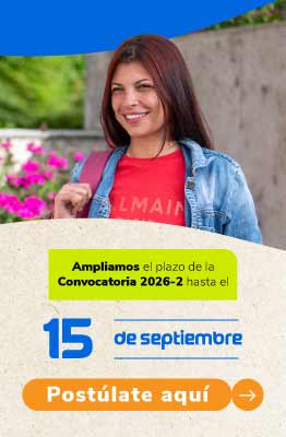 Display informando la ampliación de la conv. 2026-2 hasta el 31 de julio