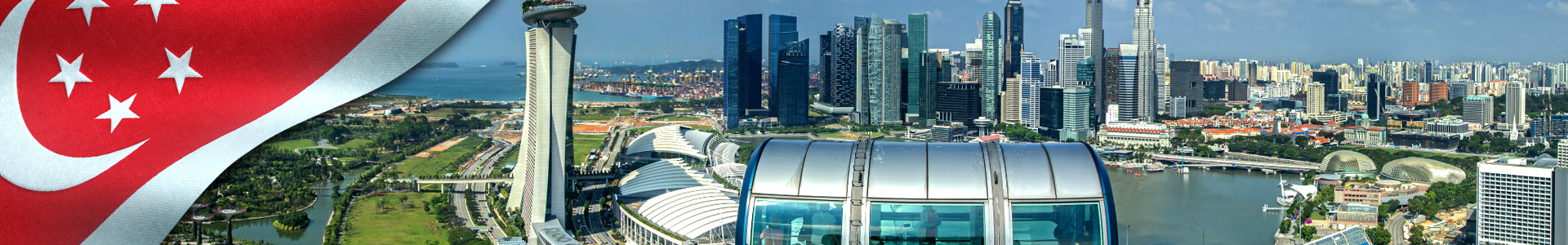 Banner de la beca Building Sustainable and Resilient Cities en Singapur