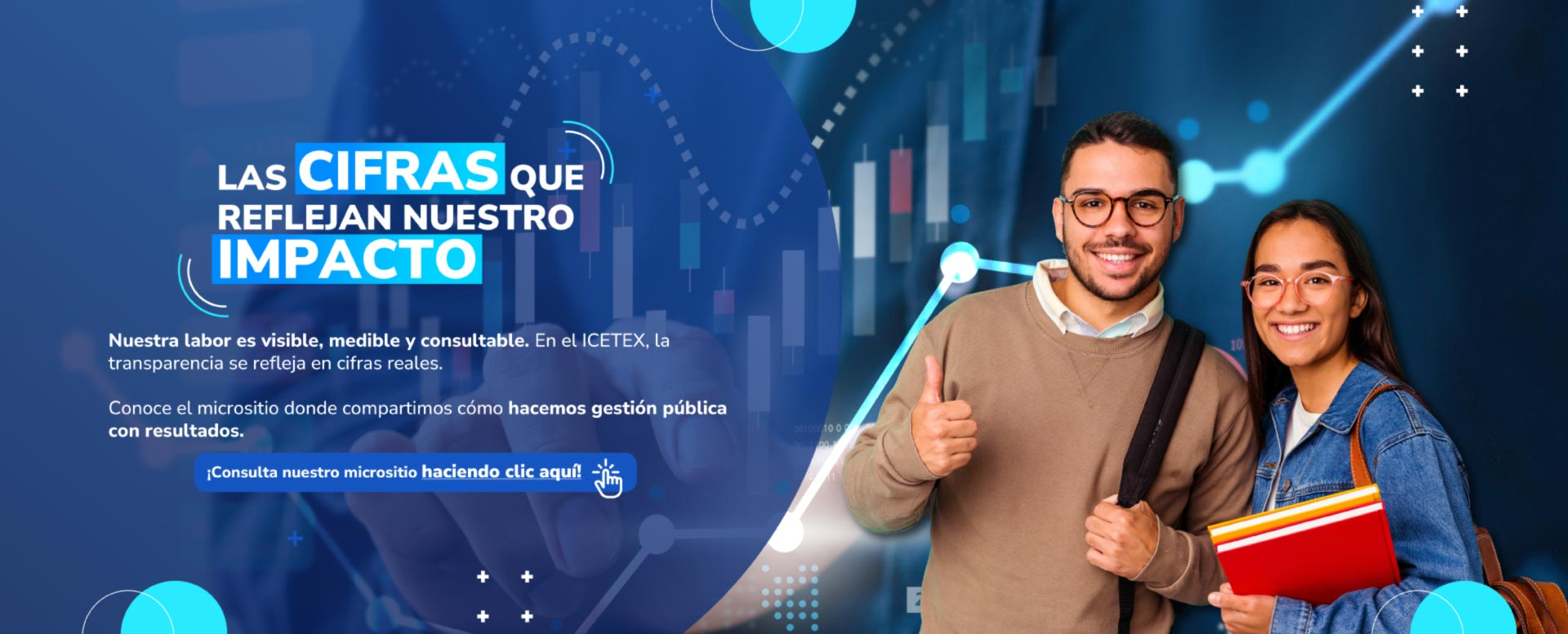 Banner que enlaza al sitio Estadísticas Oficiales