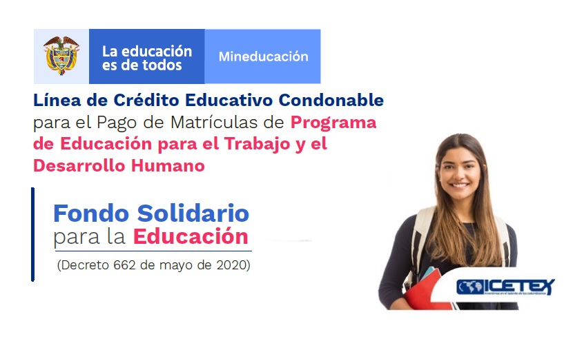 Abierta convocatoria para pago de matrículas a jóvenes colombianos en programas de Educación para el Trabajo