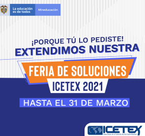 ICETEX extiende Feria Telefónica de Soluciones 2021