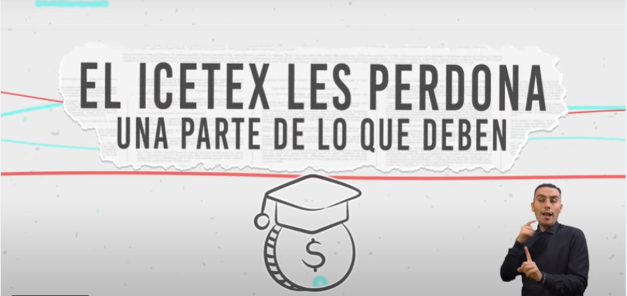 Banner del ICETEX sobre el mito de embargar cuentas de los beneficiarios